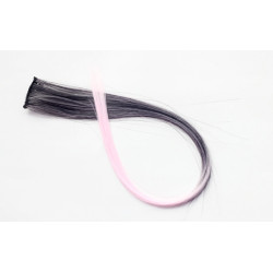 Extension Gardien Color 2 clips 55cm Couleur B21 - Brun méché Rose / Rose clair