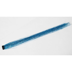 Extension paillette 1 clip 50cm Couleur Bleu