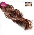 Kit 7 bandes extensions de cheveux à clip synthétiques aspect naturel ondulé 45cm Kit 7 bandes extensions de cheveux à clip synthétiques aspect naturel ondulé 45cm