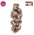 Kit 7 bandes extensions de cheveux à clip synthétiques aspect naturel bouclé 70cm Kit 7 bandes extensions de cheveux à clip synthétiques aspect naturel bouclé 70cm