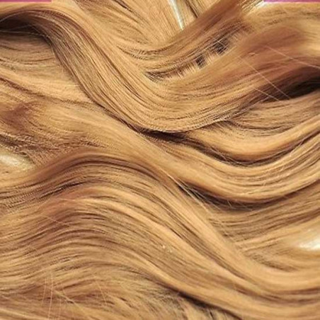 Kit 7 bandes extensions de cheveux à clip Maxi Volume Plus synthétiques ondulé 55cm