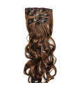 Kit 7 bandes extensions de cheveux à clip Maxi Volume Plus synthétiques ondulé 55cm Kit 7 bandes extensions de cheveux à clip Maxi Volume Plus synthétiques ondulé 55cm