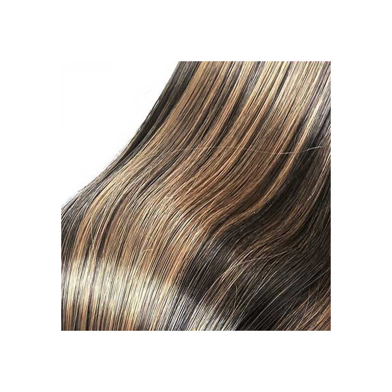 Kit 10 bandes extensions de cheveux à clip synthétiques Luxe lisse 55cm Kit 10 bandes extensions de cheveux à clip synthétiques Luxe lisse 55cm