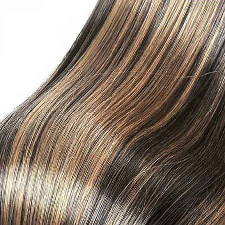 Kit 10 bandes extensions de cheveux à clip synthétiques Luxe lisse 55cm
