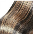 Kit 10 bandes extensions de cheveux à clip synthétiques Luxe lisse 55cm Kit 10 bandes extensions de cheveux à clip synthétiques Luxe lisse 55cm