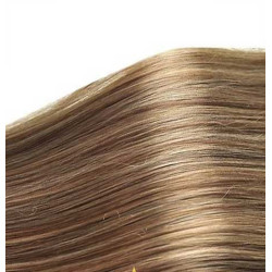 Kit 10 bandes extensions de cheveux à clip synthétiques Luxe lisse 55cm
