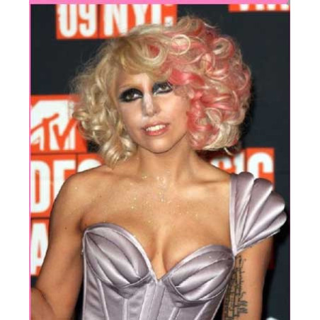 Perruque Lady Gaga Pink