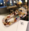 BARRETTE PINCE GRAND FORMAT RECTANGULAIRE MULTICOLORE
