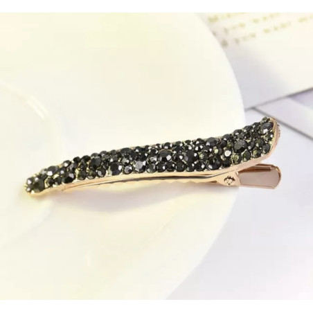 barrette pince noire