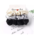 lot de 3 chouchous satinés