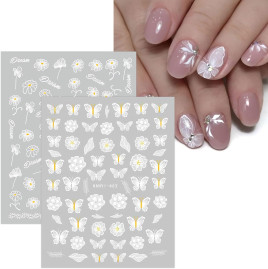 Stickers Nail Art 3D pour Ongles Élégants et Créatifs | TheQueenWigs