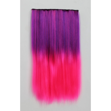 Extension Gardien Color 5 clips 55cm Couleur B24 - Violet méché Rose / Rose